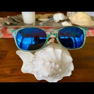Tropical green polarized Suncloud sunglasses